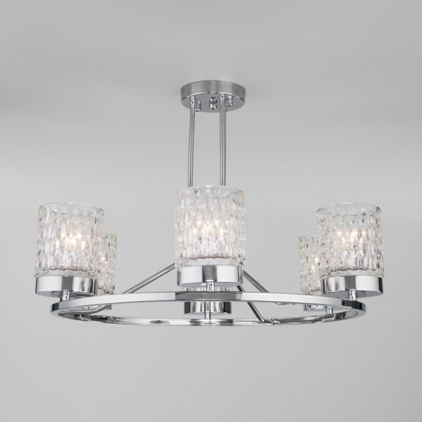 Люстра на штанге Eurosvet Calle 60127/6 хром