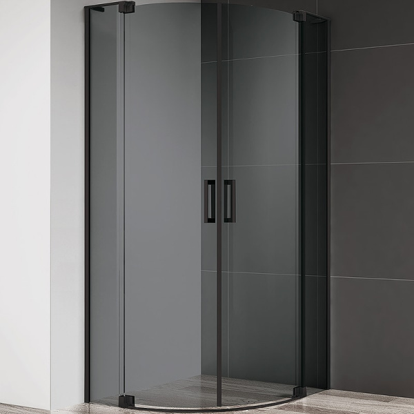 Душевой уголок Cezares Slider 100x100 SLIDER-R-2-90/100-GRIGIO-NERO