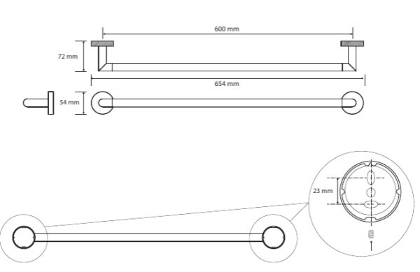 Полотенцедержатель Bemeta Stella 166204042
