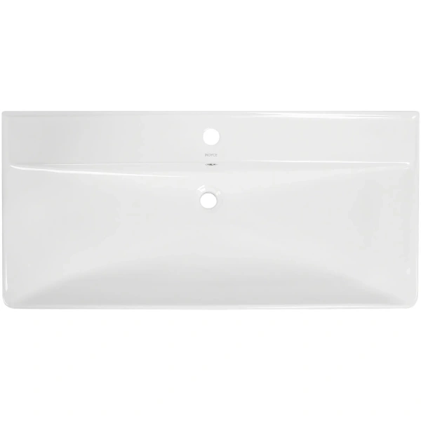 Раковина Misty Valerie RCW-1418100WH 100x48 см, накладная, белый