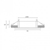 Встраиваемый светильник Hesby Lighting Bodo HSBL_0106