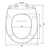 Сиденье Berges Gamma SO 019103