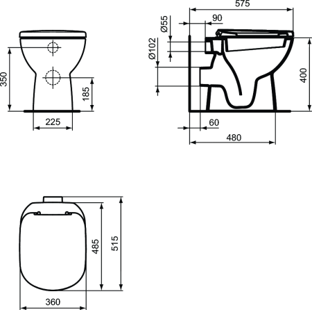 Унитаз Ideal Standard Tempo T328601