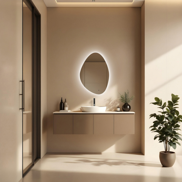 Зеркало Abber Teil 70 AG6502S с подсветкой