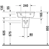 Раковина 47x35 см Duravit Darling New 0731470000