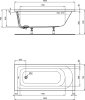 Акриловая ванна Ideal Standard Hot Line 160x70 (K274501)