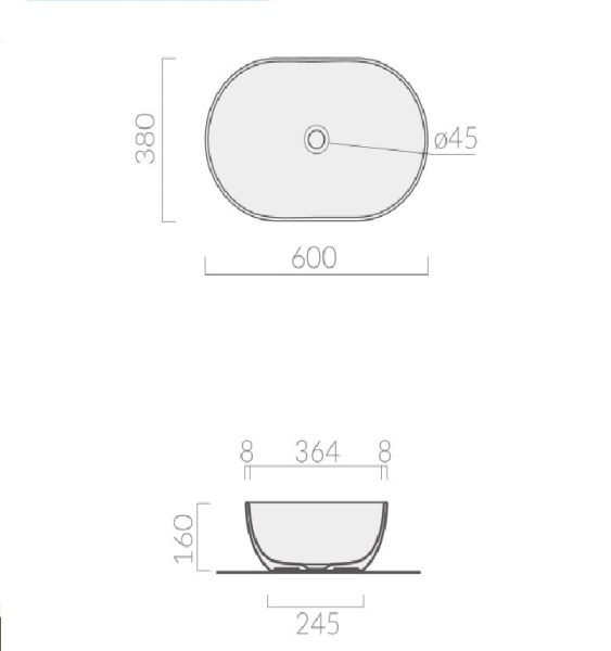 Раковина Galassia Dream 7308