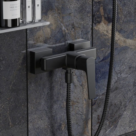 Смеситель для душа Paini Bari RTYO511 черный матовый