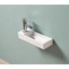Раковина CeramaLux 9048FR 38x14,5 см R, рукомойник, белый
