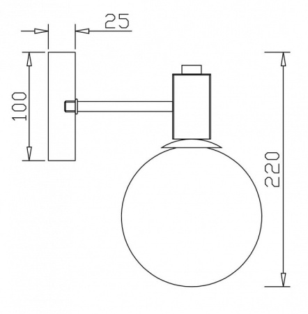 Бра Freya Globo FR5175WL-01BS