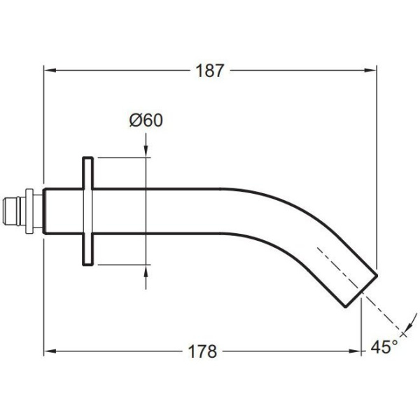 Излив для раковины Jacob Delafon Grands Boulevards E25404-CP