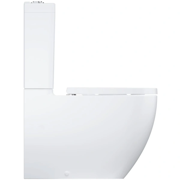Унитаз-компакт Grohe Clova Ceramic 39909000 безободковый, с сиденьем микролифт, альпийский белый