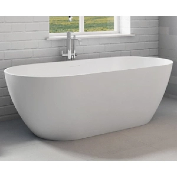 Ванна из литьевого мрамора Riho Bilbao B119001105 150x75 см, отдельностоящая, белый
