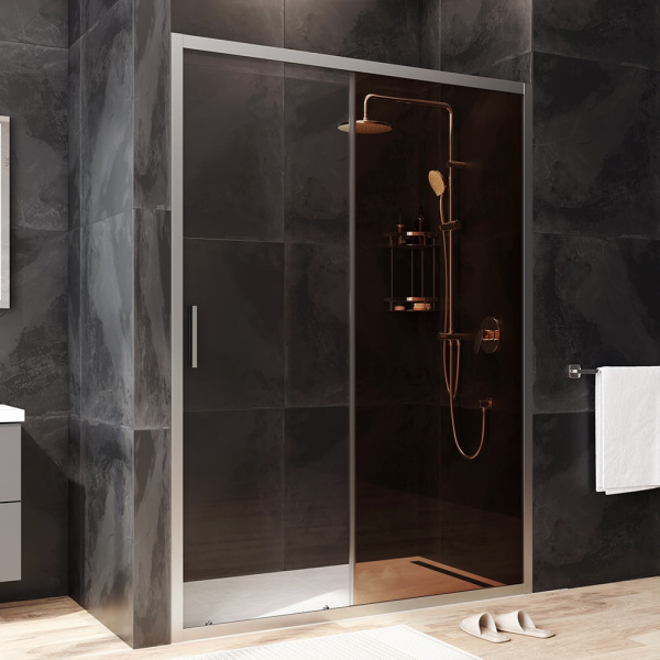 Дверь душевая в нишу AM.PM Gem W90G-140-1-195MBr