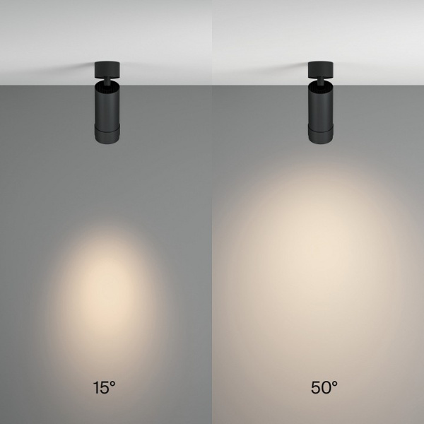 Накладной светильник Maytoni Technical Фокус Зум C055CL-L12W4K-Z-B