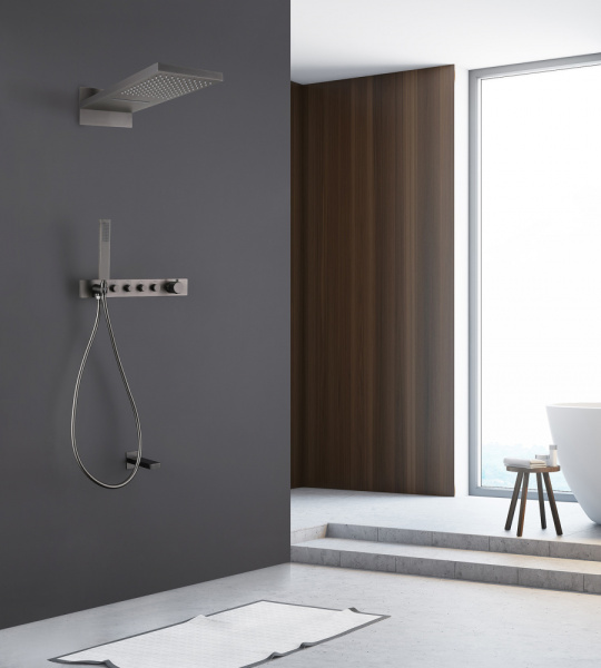 Душевой комплект Abber Rund AF8753NG никель