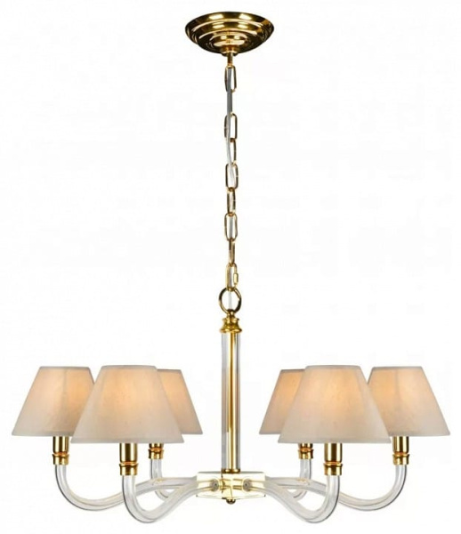 Подвесная люстра iLamp Amber YT2043-8 GD+Coffee