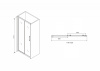Душевая дверь Abber Schwarzer Diamant AG30180BH