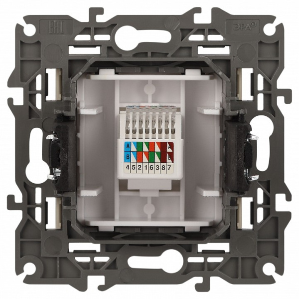 Розетка Ethernet RJ-45 без рамки Эра Эра Elegance 14-3107-02