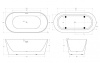 Акриловая ванна BelBagno 170x80 BB416-1700-800