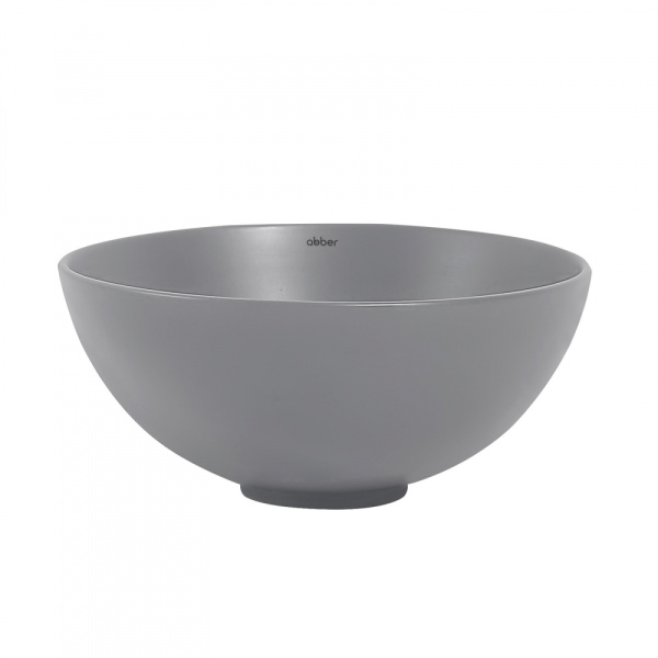 Раковина накладная Abber Bequem 32 AC2106MG серая матовая