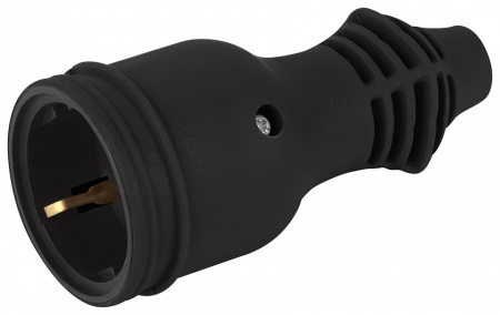 Розетка с заземлением Эра  RX11-B-IP44