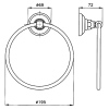 Полотенцедержатель Nicolazzi CLASSICA 1485GB