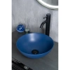 Раковина-чаша GID 9081bum 36x36 см, накладная, синий матовый