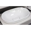 Раковина CeramaLux 5006B 59x40 см, встраиваемая сверху, белый