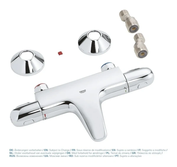 Смеситель для ванны и душа Grohe Grohtherm 1000 34816003 термостат, хром