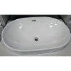 Раковина CeramaLux 5006C 60x39 см, встраиваемая сверху, белый