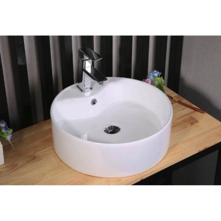 Раковина-чаша CeramaLux 7026B 41x41 см, накладная, белый