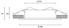 Встраиваемый светильник Hesby Lighting Harstad HSBL_0215