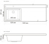 Раковина BelBagno BB1200/480-LV-MR-L
