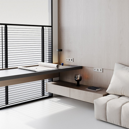 Розетка с заземлением без рамки Voltum S70 VLS040103