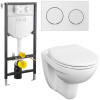 Подвесной унитаз Vitra Spinflush 9842B003-7206 с инcталляцией