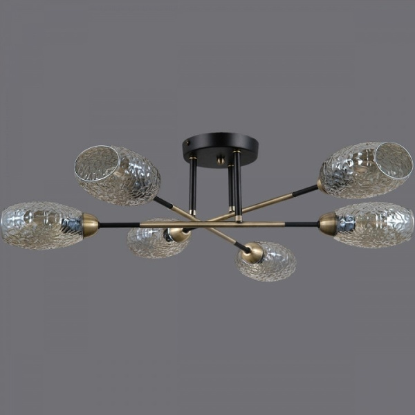 Потолочная люстра ILLUMICO IL0255-6CSQ-79 BK AB