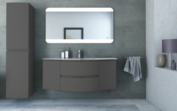 Тумба Cezares Vague 54906 Grigio talpa opaco правосторонняя