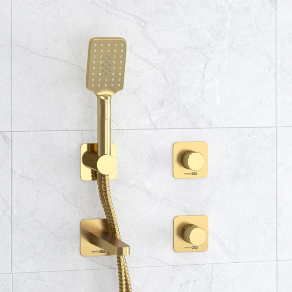 Душевой комплект WasserKRAFT Schunter A8251.306.308.285.194.201 золото