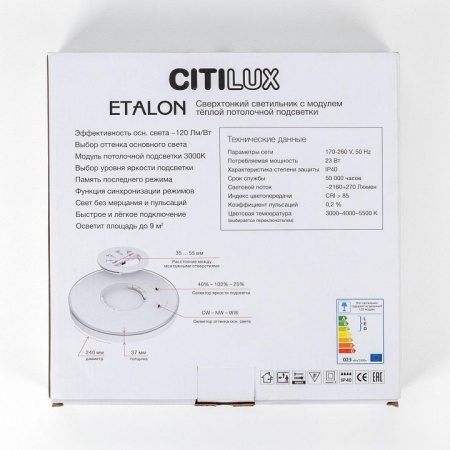 Накладной светильник Citilux Etalon CL750241