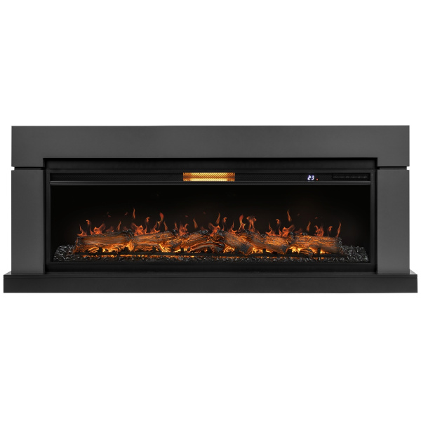 Каминокомплект: Очаг Royal Thermo Aurora RTFP/P-AR60LS, портал Lindos 60 G, графит