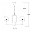 Подвесная люстра MW-Light София 10 355014608