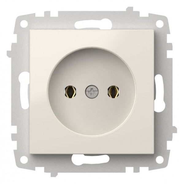 Розетка без заземления без рамки Elbi Eleсtriс Zena Vega 609-010200-215