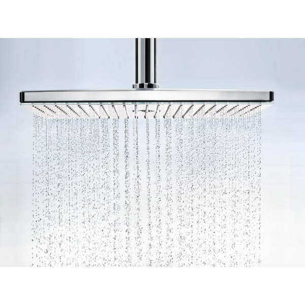Верхний душ встраиваемый hansgrohe Rainmaker Select 460 2jet EcoSmart 24014400 белый/хром