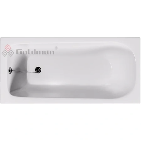 Ванна чугунная Goldman Classic CL10070 100x70 см, белый