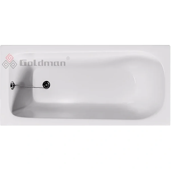 Ванна чугунная Goldman Classic CL10070 100x70 см, белый