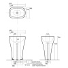 Раковина Kerasan Aquatech 60 см 374201
