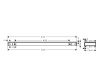Полка hansgrohe Rainfinity Shelf 500 26844700