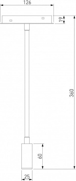 Светильник на штанге Elektrostandard Slim Magnetic a064488