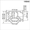 Трек встраиваемый Novotech FLUM 135242